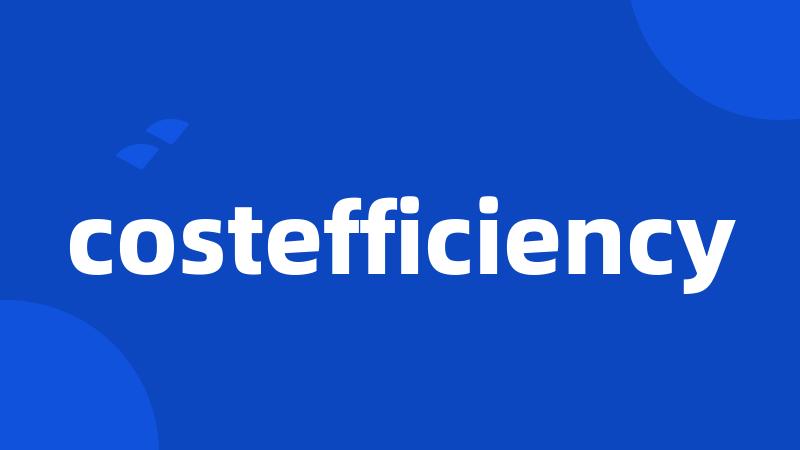 costefficiency