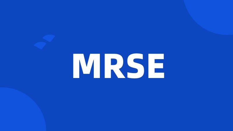 MRSE