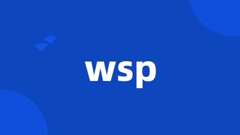 wsp