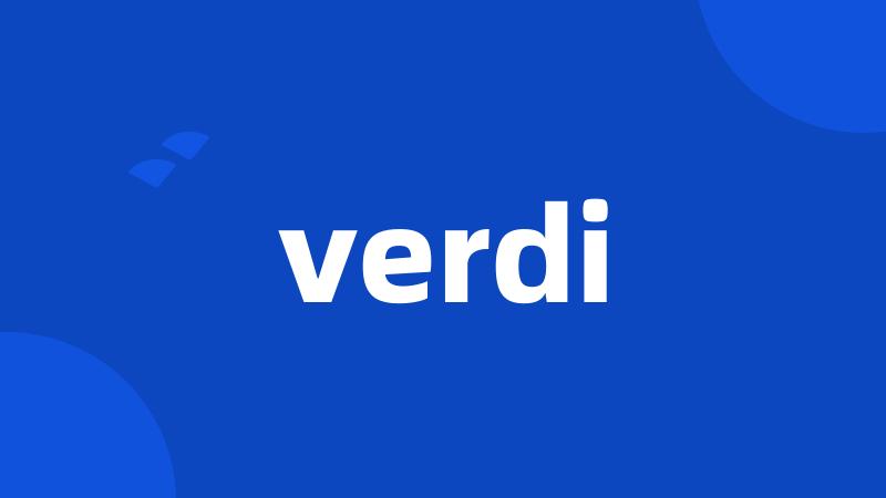 verdi