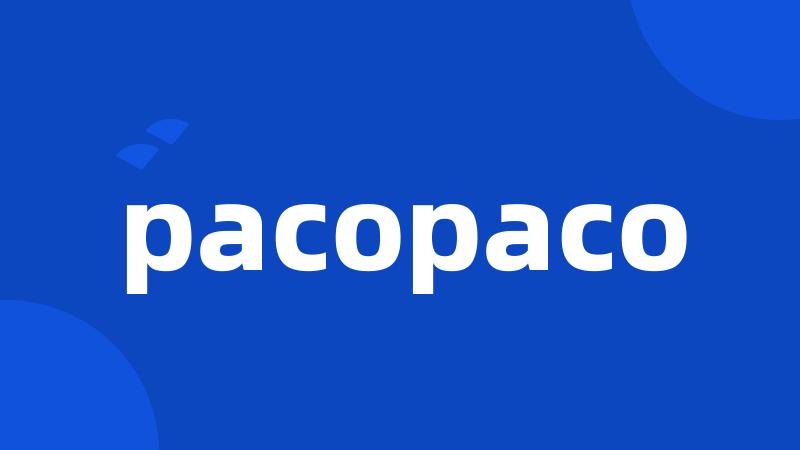 pacopaco