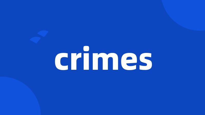 crimes