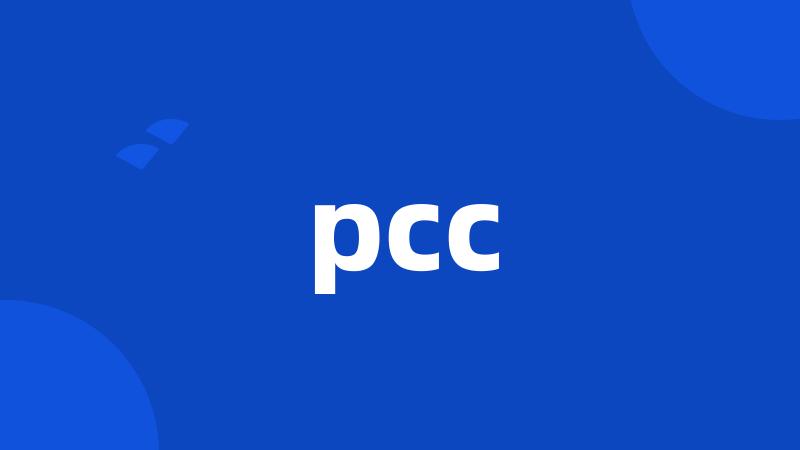 pcc