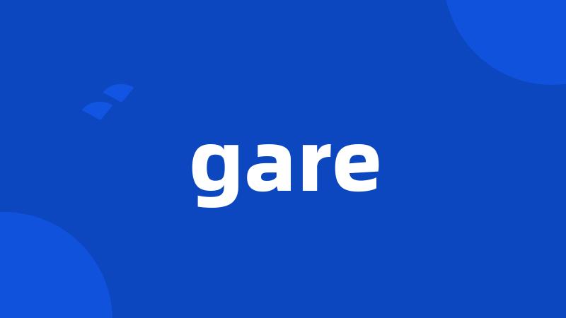 gare