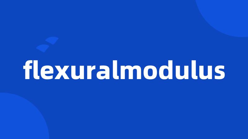 flexuralmodulus