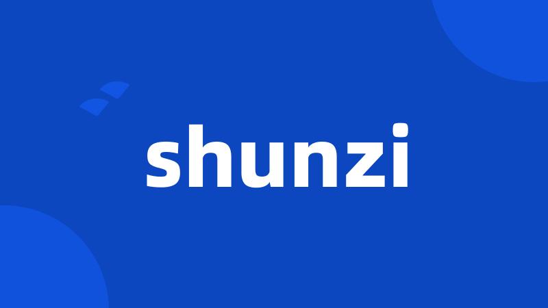 shunzi