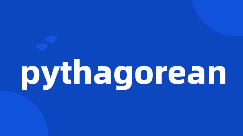 pythagorean