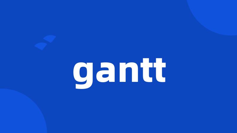 gantt