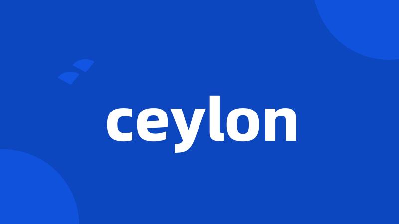 ceylon