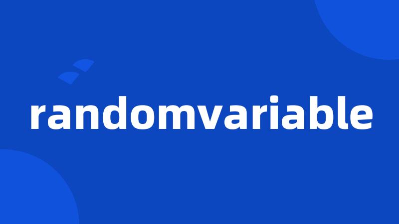 randomvariable