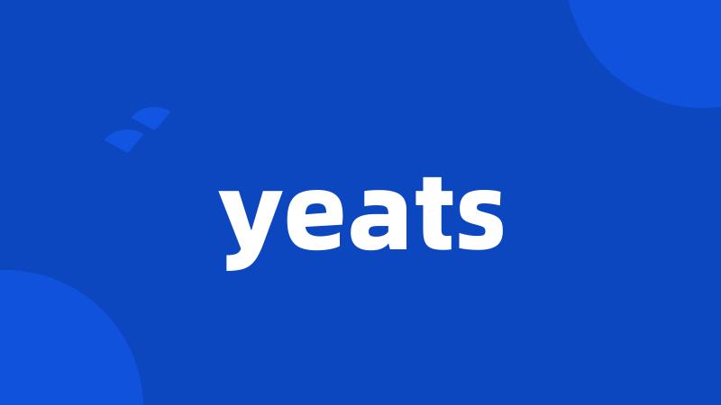 yeats