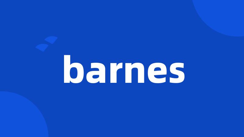 barnes