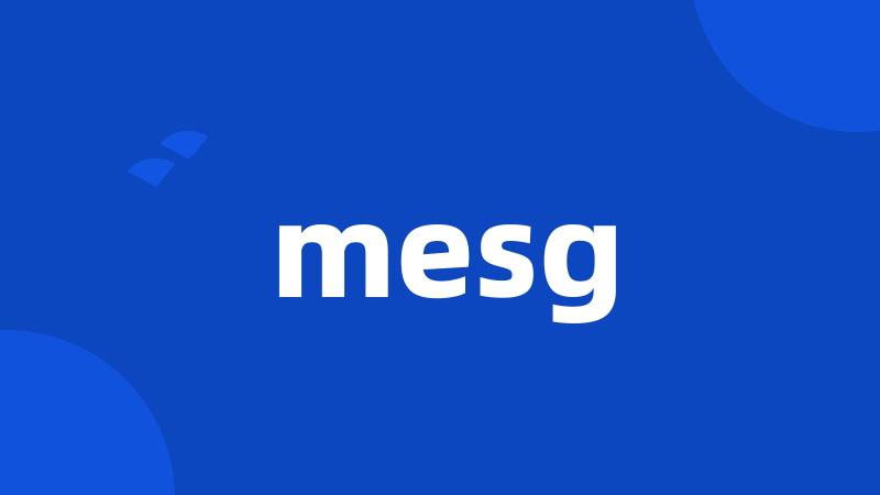 mesg