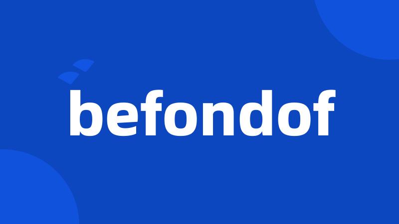 befondof