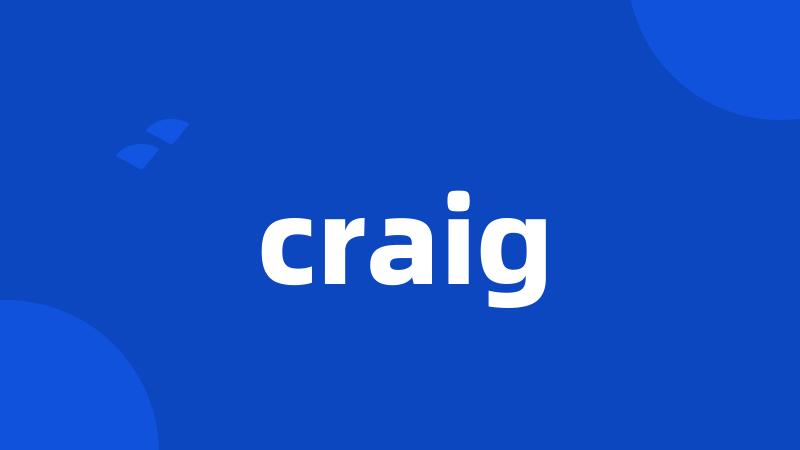 craig