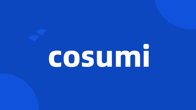 cosumi