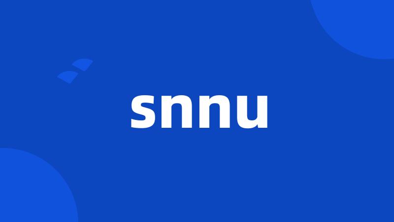 snnu