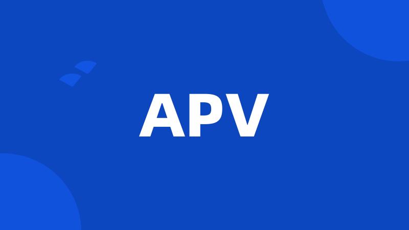 APV