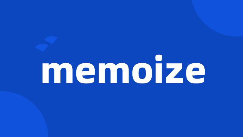 memoize