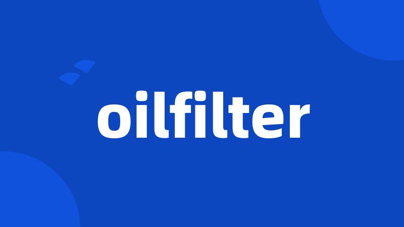 oilfilter