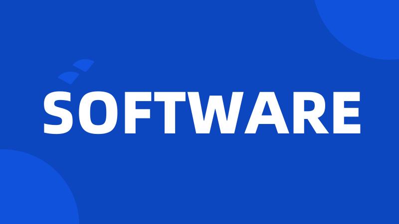 SOFTWARE