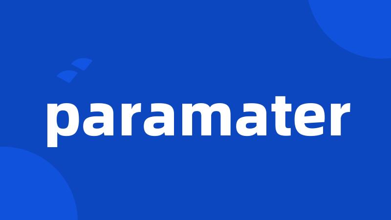 paramater