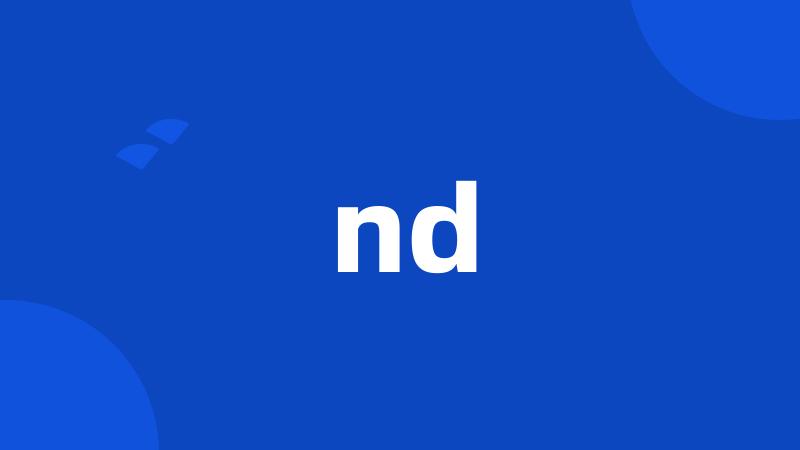 nd