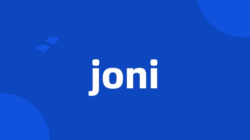 joni