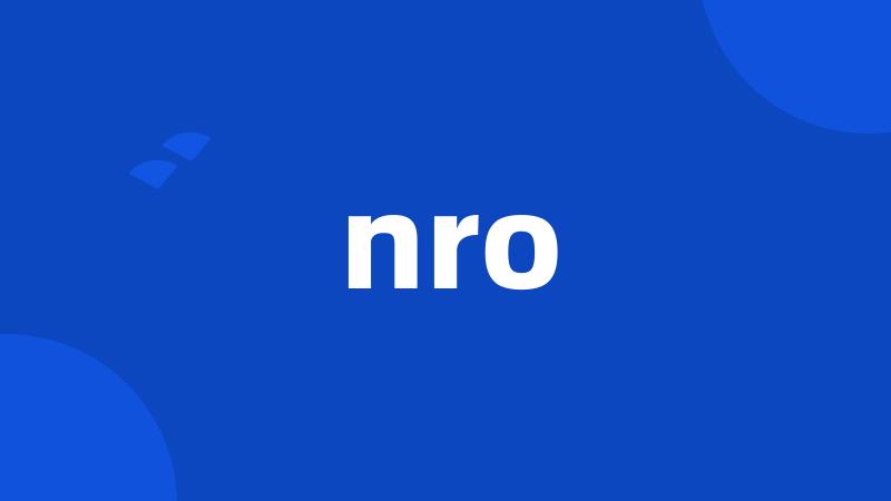 nro