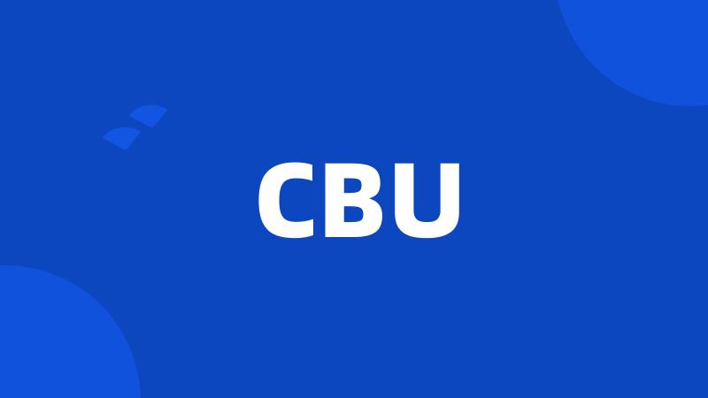 CBU