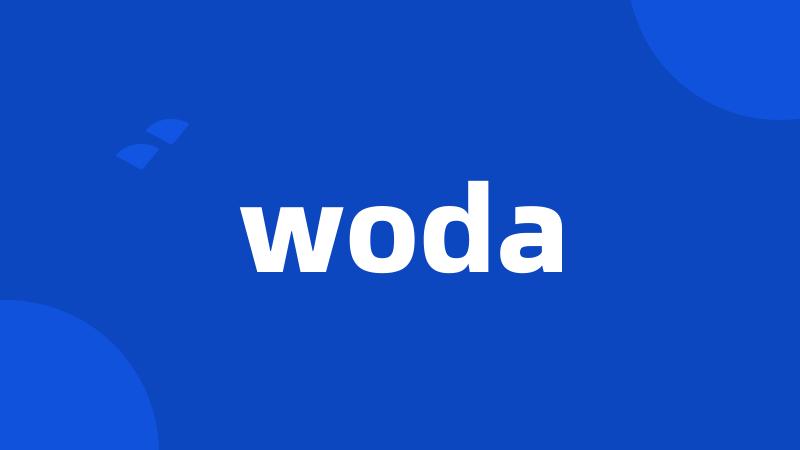 woda