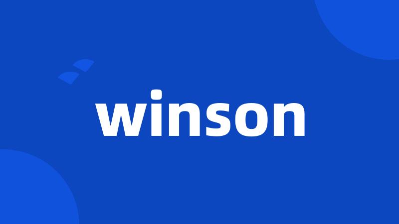 winson