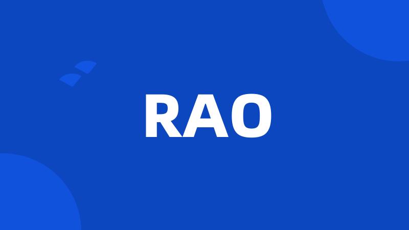 RAO