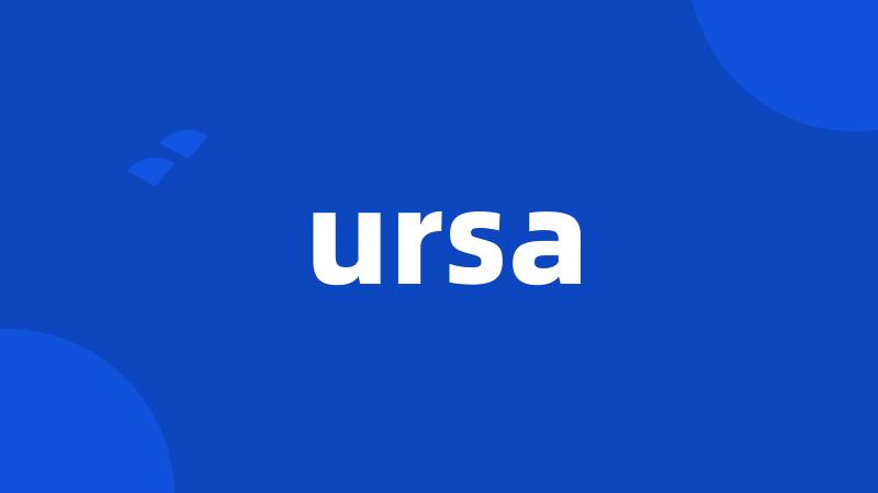 ursa