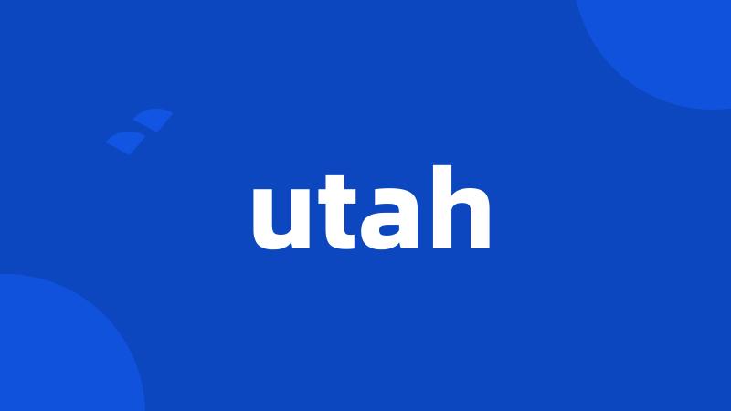 utah