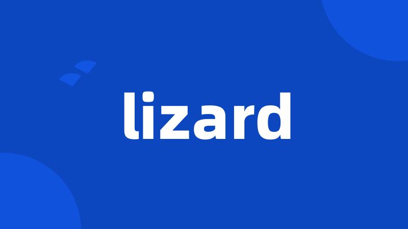 lizard