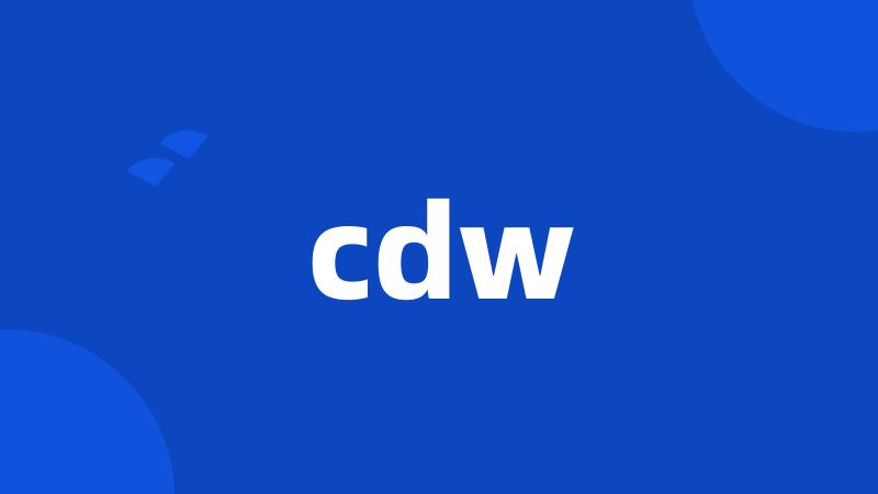 cdw