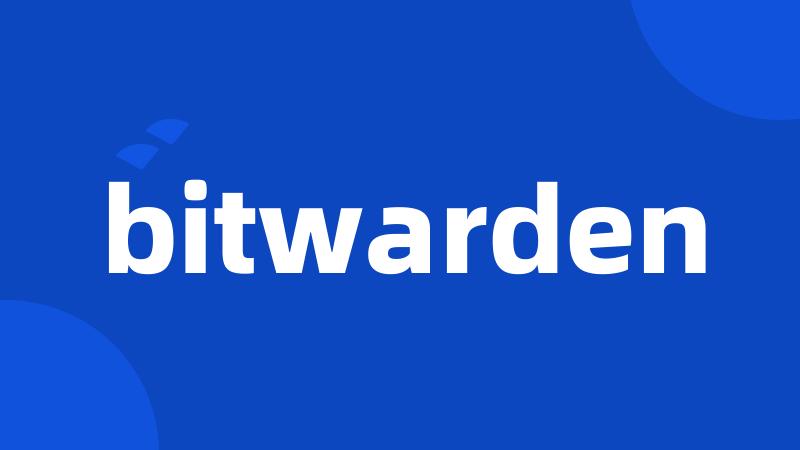 bitwarden