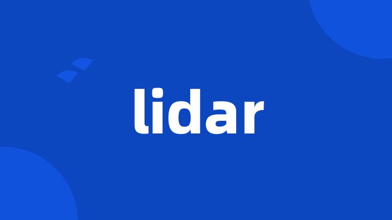 lidar