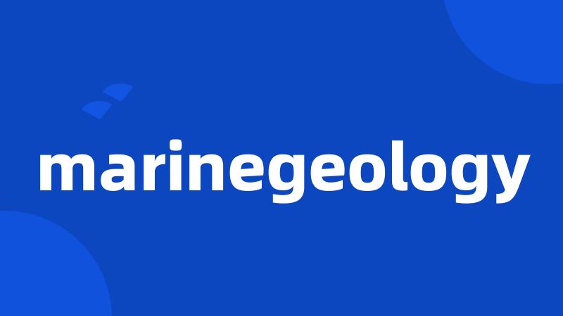 marinegeology