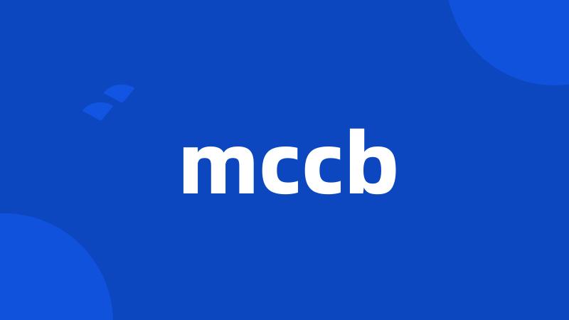 mccb