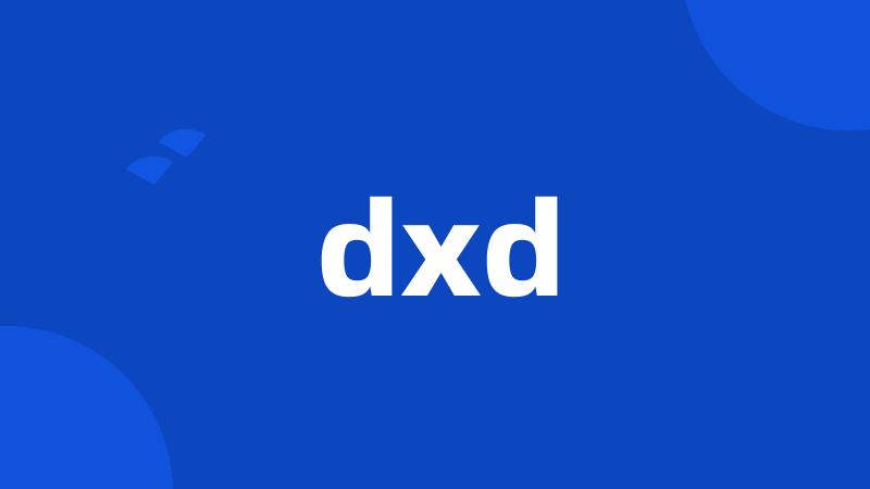 dxd