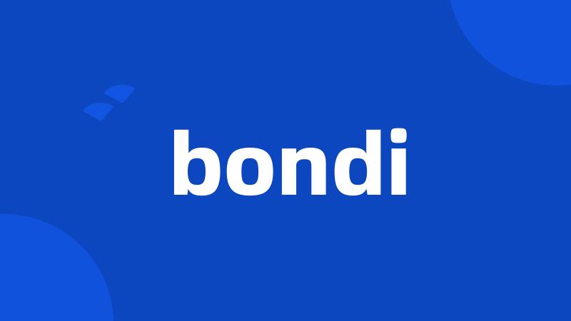 bondi