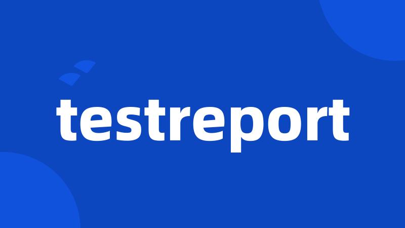 testreport