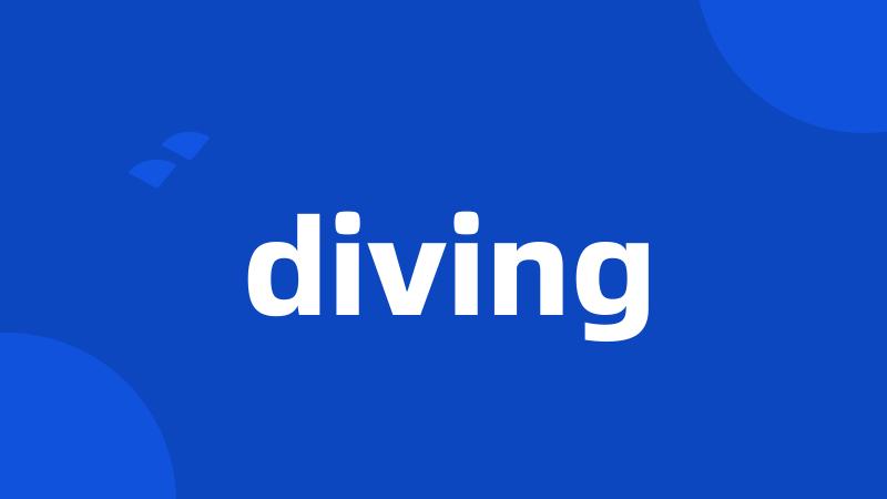 diving