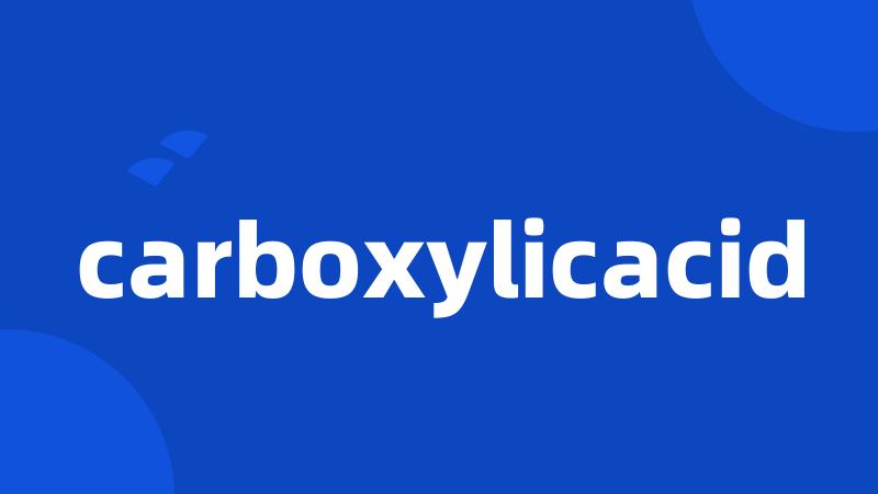 carboxylicacid