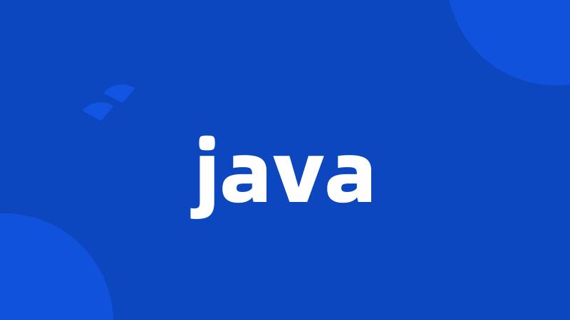 java