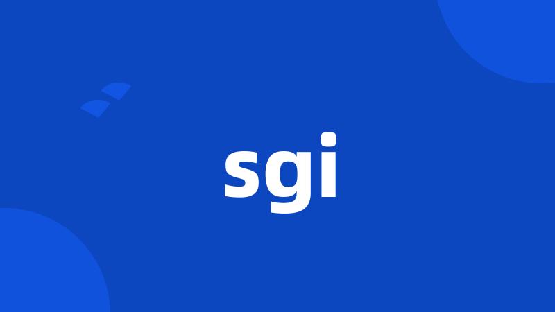 sgi