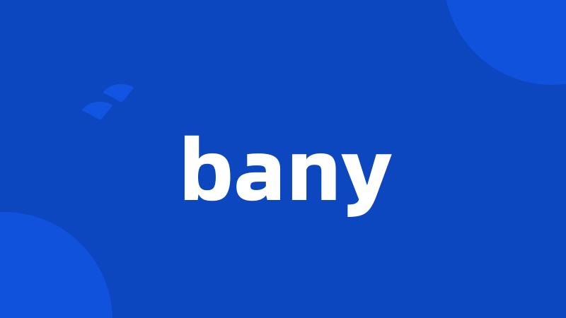 bany