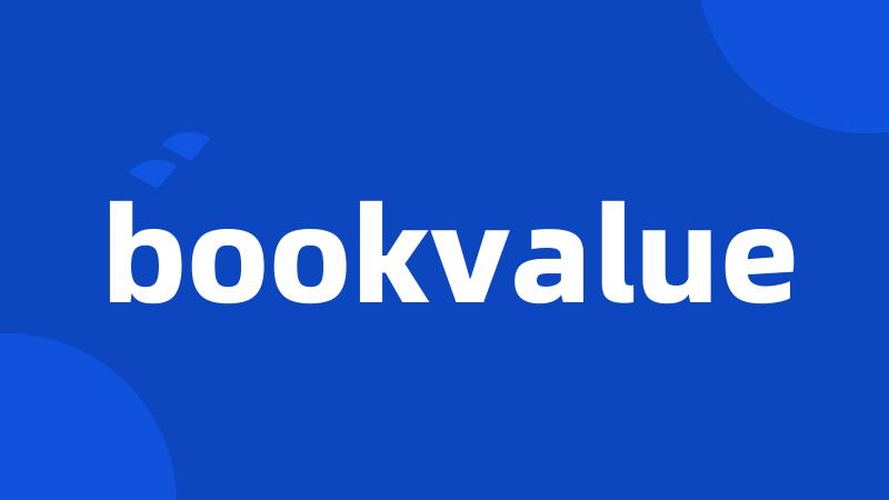 bookvalue